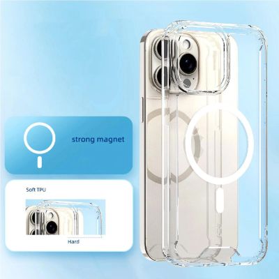 8. Etui Wozinsky Clear Corner Case MagSafe na Samsung Galaxy S24 FE - przezroczyste