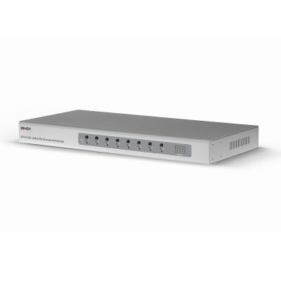 5. Przełącznik KVM LINDY 8 portów VGA, USB i PS/2 Combo
