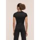 2. Koszulka damska CASALL Defined Rib Tee kolor czarny