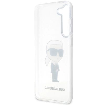 7. Etui Karl Lagerfeld Ikonik Karl na Samsung Galaxy S23 - przezroczyste