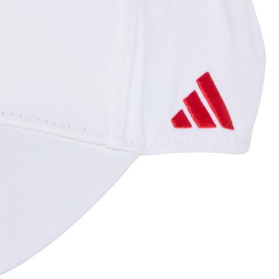 4. Czapka z daszkiem dla dzieci adidas FC Bayern Monachium biała KT3396
