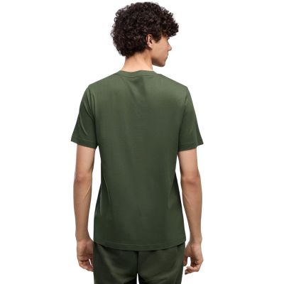 4. Koszulka męska Puma ESS Small No.1 Logo centered Tee ciemnozielona 692912 86