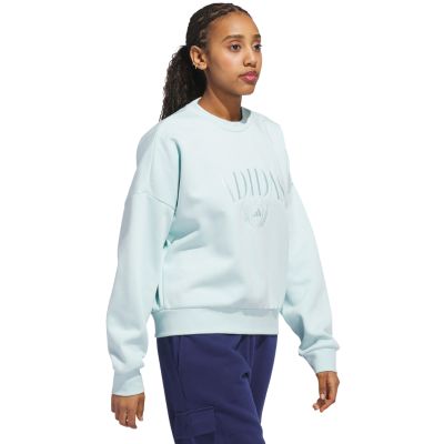 4. Bluza damska adidas Cozy Sweatshirt miętowa JM1792