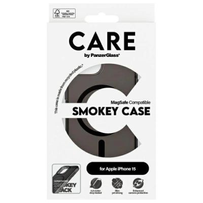 4. Etui Care PanzerGlass Flagship Case MagSafe na iPhone 15 - czarne