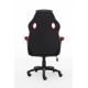 5. Raptor Gaming 437764 fotel do gry Fotel dla gracza Obite siedzisko Czarny, Czerwony