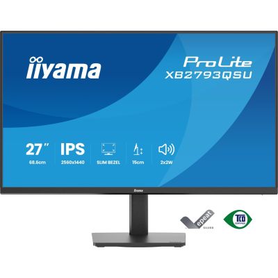 22. iiyama ProLite XB2793QSU-B1 monitor komputerowy 68,6 cm (27") 2560 x 1440 px Quad HD LED Czarny