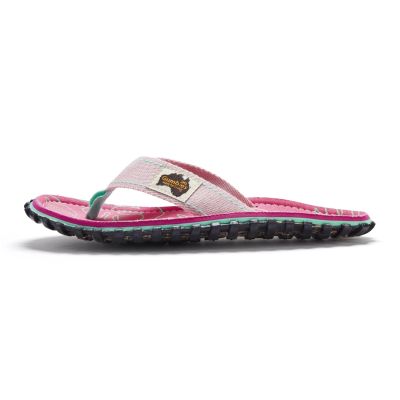 4. Gumbies damskie japonki ISLANDER FLIP-FLOP BLUSH HIBISCUS