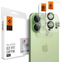 Osłona aparatu Spigen Optik Pro GLAS.TR ”EZ FIT” 2-pack na iPhone 16 / 16 Plus / 17 - zielona