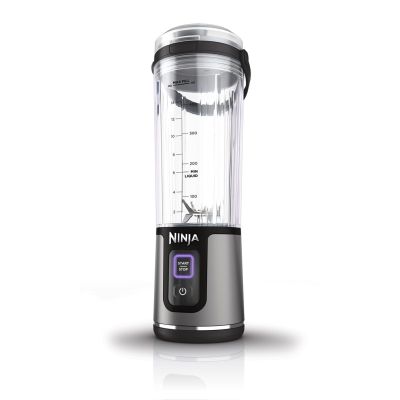 9. Przenośny blender bezprzewodowy NINJA BC151EUBK, Przenośny, Materiał słoika: wolny od BPA, Pojemność słoika 0,53 L, Kruszenie lodu, Szary