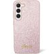 2. Etui Guess Glitter Script na Samsung Galaxy S23+ - różowe