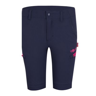 3. Spodnie zapinane na zamek dziecięce dla chłopca/dziewczynki Trollkids Kids Kjerag Zip-Off Pants navy/magenta (177-114)