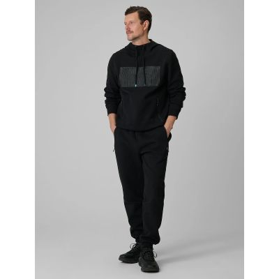 6. Bluza dresowa regular z kapturem męska 4F 4FRSS26TSWSM2975-20S