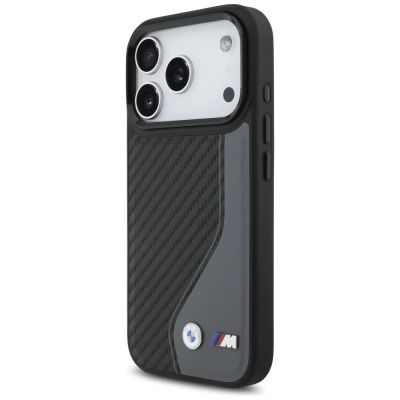 2. Etui BMW M Carbon Logo MagSafe na iPhone 17 Pro - grafitowe