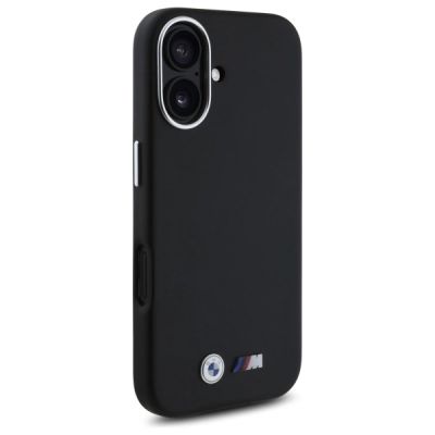 4. Etui BMW M Smooth Full Wrapped Metal MagSafe na iPhone 16 - czarne