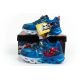 10. Leomil buty sportowe dziecięce sneakersy Spiderman lekkie na rzep LED niebieskie