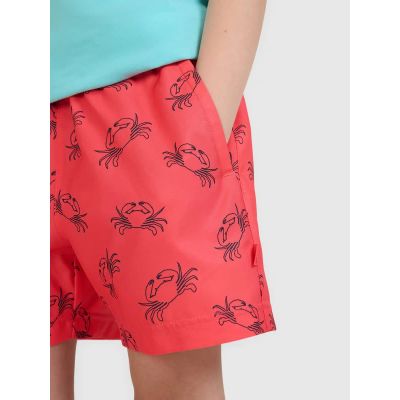 4. Spodenki plażowe boardshorty chłopięce 4F 4FJWSS25UBDSM121-63A
