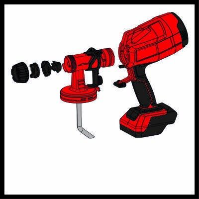 4. Pistolet do malowania TC-SY 18/60 Li-Solo EINHELL