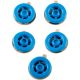 Zestaw turbin LEATT Turbines with stickers + pins (5 szt)   one size