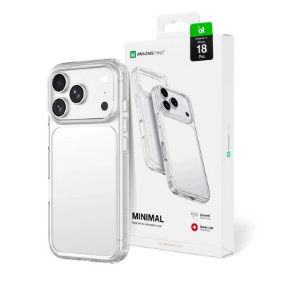 Etui AMAZINGTHING Minimal Drop Proof Case 3 Lens na iPhone 18 Pro - przezroczyste