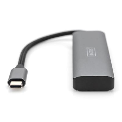 10. Digitus Koncentrator USB-C 4-portowy, 2 x USB A i 2 x USB-C