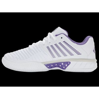 5. Sneakersy K-swiss EXPRESS LIGHT 3 WHITE/PURPLE HAZE/LUNAR ROCK-M (98562-149-M)