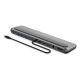 9. Stacja dokująca USB-C 12 portowa, max. 8K/30Hz z HDR, HDMI, DP, max. 3 monitory (MST), USB-C 3.2 Gen2, Gigabit Ethernet, SD/Micro SD, Audio, PD 100W