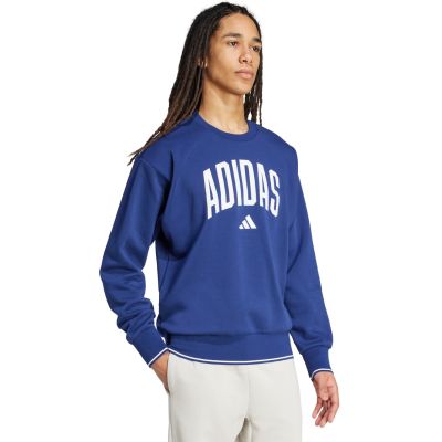 10. Bluza męska adidas Collegiate Sweat niebieska JM1734