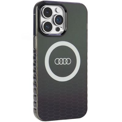 6. Etui Audi IML Big Logo MagSafe na iPhone 14 Pro Max - czarne