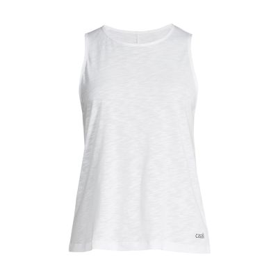 7. Koszulka treningowa CASALL Soft Texture Tank biały