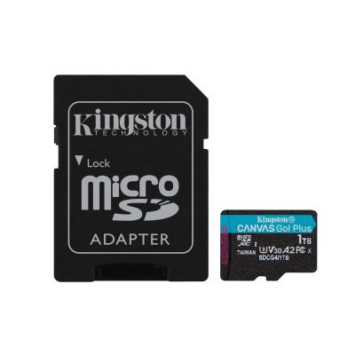 2. KINGSTON microSDXC Canvas Go Plus 1TB + Adapter