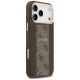 4. Etui Guess 4G Stripe MagSafe na iPhone 17 Pro Max - brązowe