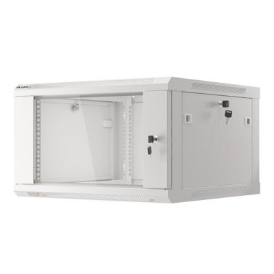 4. Lanberg WF01-6606-10S stojak 6U Szafa wisząca Szary