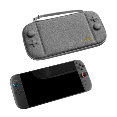 5. Etui Tech-Protect Slim Pouch na Nintendo Switch 2 - szare