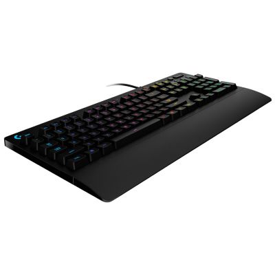12. Klawiatura Logitech  920-008093 (mechaniczna; USB 2.0; (US); kolor czarny)