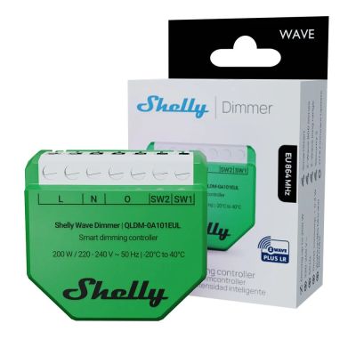 10. Inteligentny ściemniacz oświetlenia Z-Wave Shelly Wave Dimmer EU LR