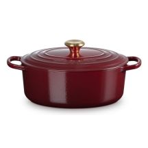 Le Creuset 21178299494441 garnek 4,7 l Owalny Czerwony