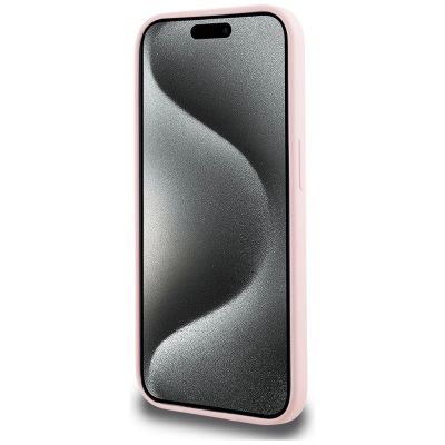 5. Etui Karl Lagerfeld Silicone Karl&Choupette MagSafe na iPhone 14 Pro Max - różowe