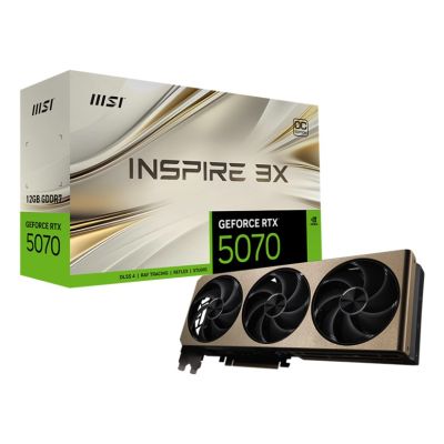 Karta graf. MSI RTX 5070 12G INSPIRE 3X OC