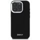 3. Etui DKNY Plain Silver Logo MagSafe na iPhone 16 Pro - czarne