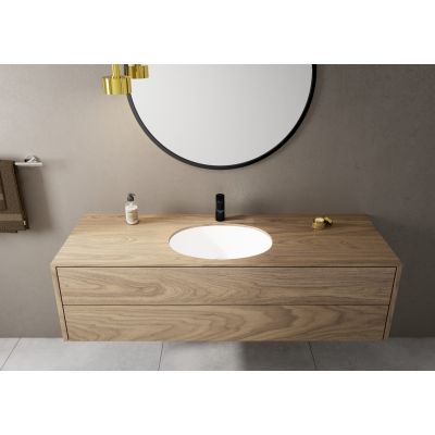 2. Bateria umywalkowa Hansgrohe Vernis Blend 1-grebs med loft-op bundventil, mat sort