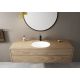 2. Bateria umywalkowa Hansgrohe Vernis Blend 1-grebs med loft-op bundventil, mat sort