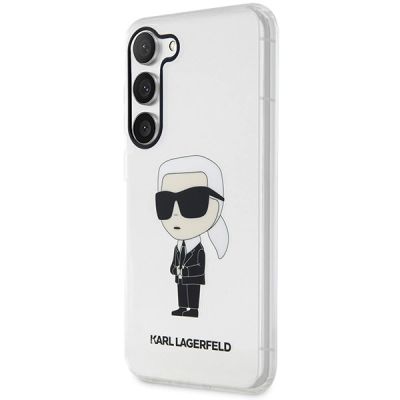 2. Etui Karl Lagerfeld Ikonik Karl na Samsung Galaxy S23+ - przezroczyste