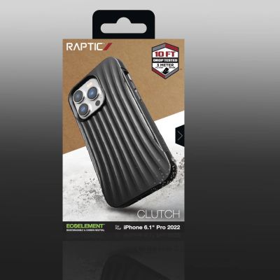 5. Raptic X-Doria Clutch Case etui iPhone 14 Pro pokrowiec plecki czarny
