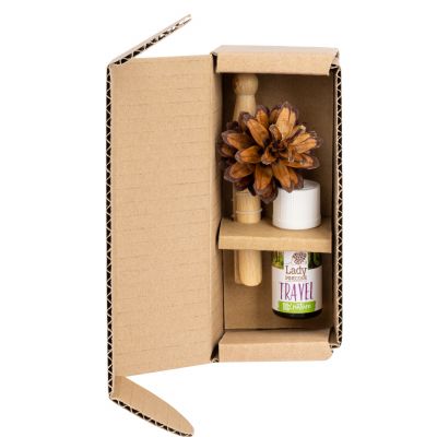 Zestaw Pani Szyszka HORIZONTAL TRAVEL 1 x Pani Szyszka + 1 mieszanka olejków eterycznych (LP-HORIZONTAL-TRAVEL)