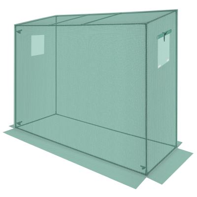 19. SZKLARNIA DO POMIDORÓW OGÓRKÓW 200x77x168-150CM PE ZIELONA