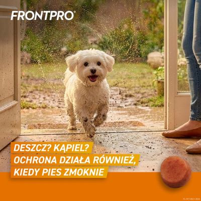 6. FRONTPRO Tabletki na pchły i kleszcze dla psa (2-4 kg) - 3x 11,3mg