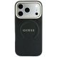 3. Etui Guess Saffiano Peony & Ring MagSafe na iPhone 17 Pro / 18 Pro - czarne