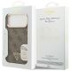 8. Etui Guess 4G PU Triangle Logo & Stand Camera Magsafe na iPhone 17 Pro Max - brązowe