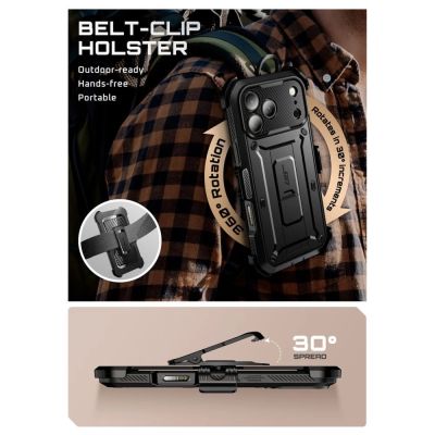 4. Etui Supcase UB Pro na iPhone 17 Pro - czarne