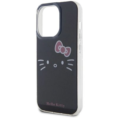 6. Etui Hello Kitty IML Kitty Face na iPhone 13 Pro Max - czarne